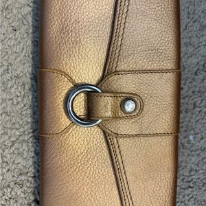Metallic Bronze Vera Pelle wallet